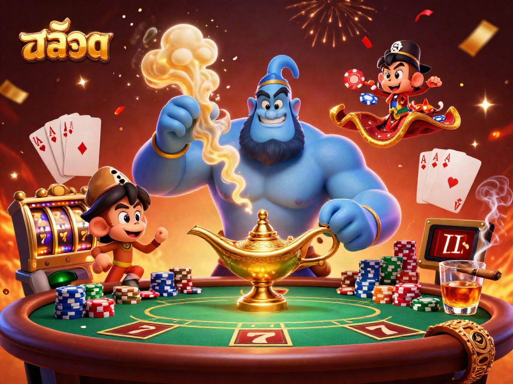 Spin the reels and watch สล็อต jackpots soar with this vibrant 3D casino extravaganza.
