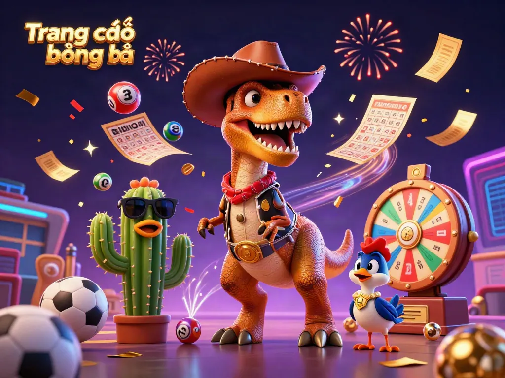 Bet on Trang cá độ bóng đá with dynamic sports elements and vibrant celebration in a lively 3D scene.