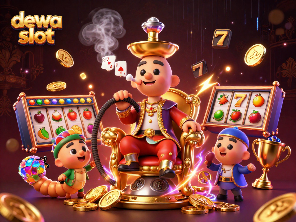 Mainkan dewa slot dengan simbol jackpot dan pemandangan menarik dari permainan slot di WIH69.