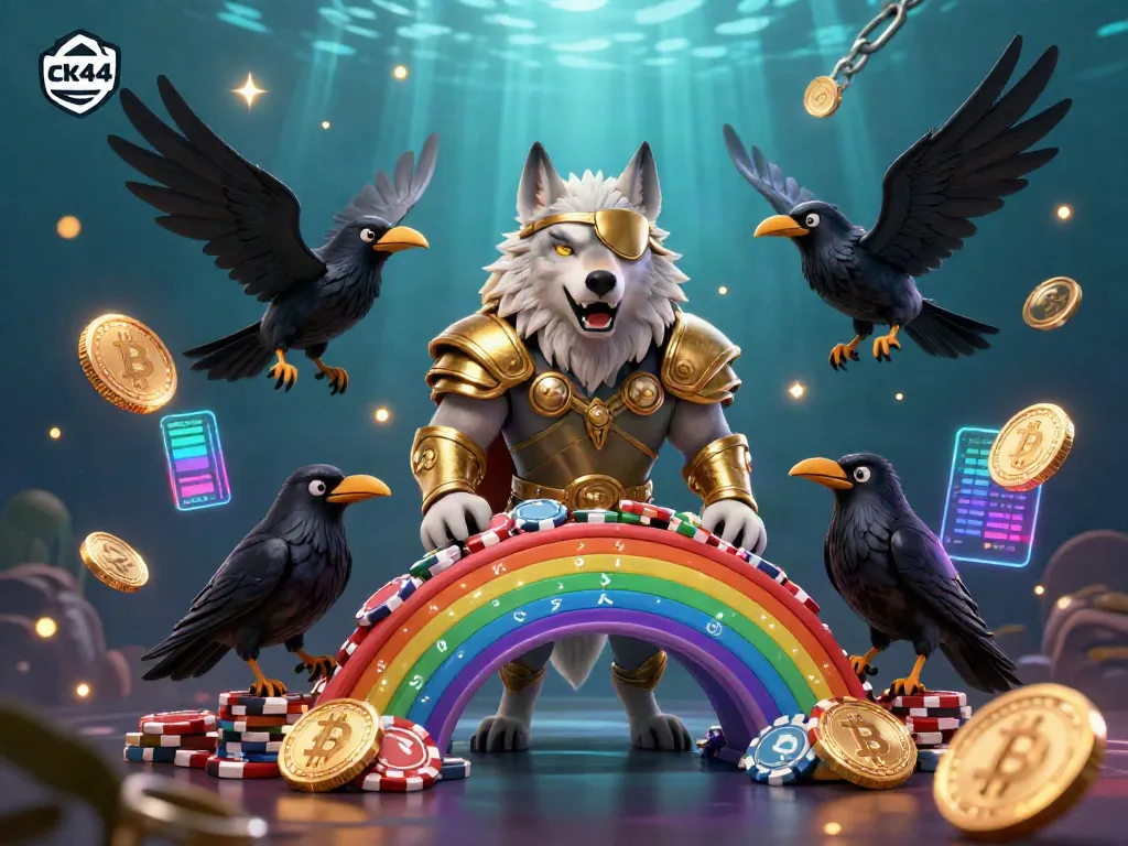 Engage with ck44's thrilling gaming experience featuring a mystical Odin wolf and riches.