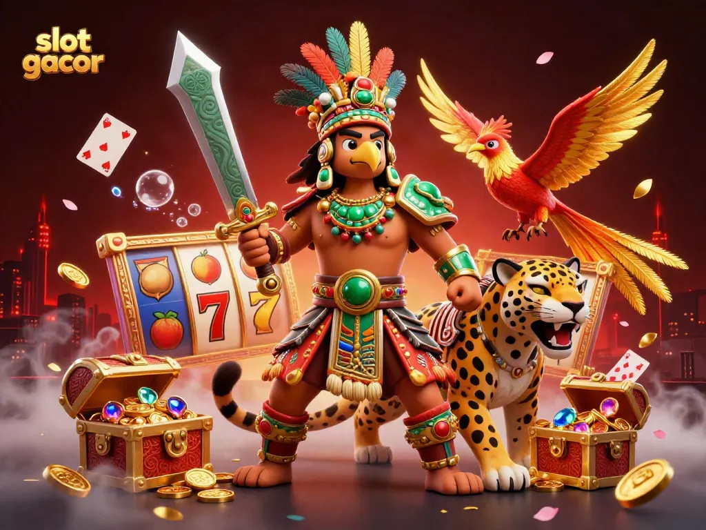 Experience the thrill of slot gacor with vibrant characters and exciting game elements.