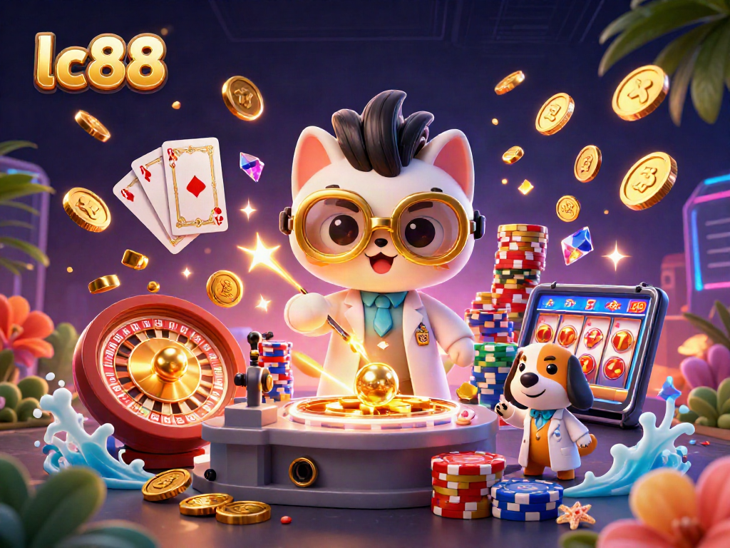 Engage in exciting games at lc88 while witnessing a mad scientist cat create riches.