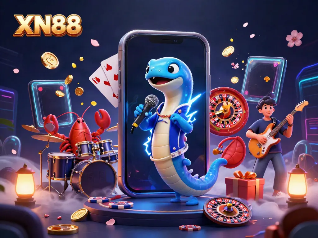 Experience excitement at XN88 with an electrifying DJ performance amidst an underwater casino scene.