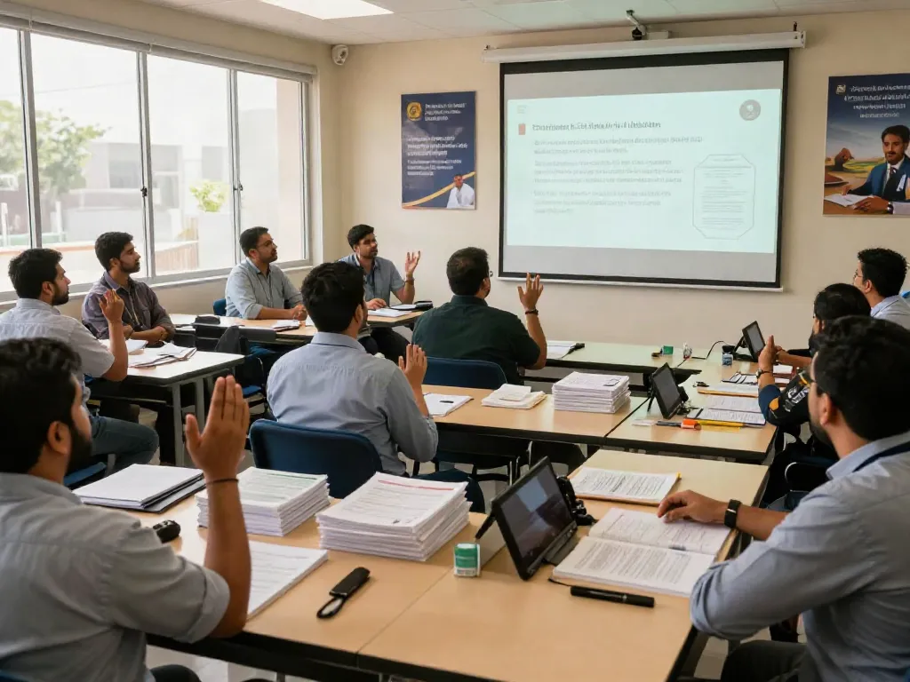 CSP Certification training session with diverse professionals learning in a collaborative environment focused on safety training.