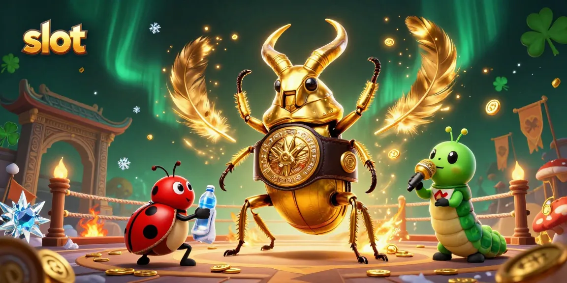 Mainkan slot dengan simbol keberuntungan dan koin, konten kasino yang penuh energi.