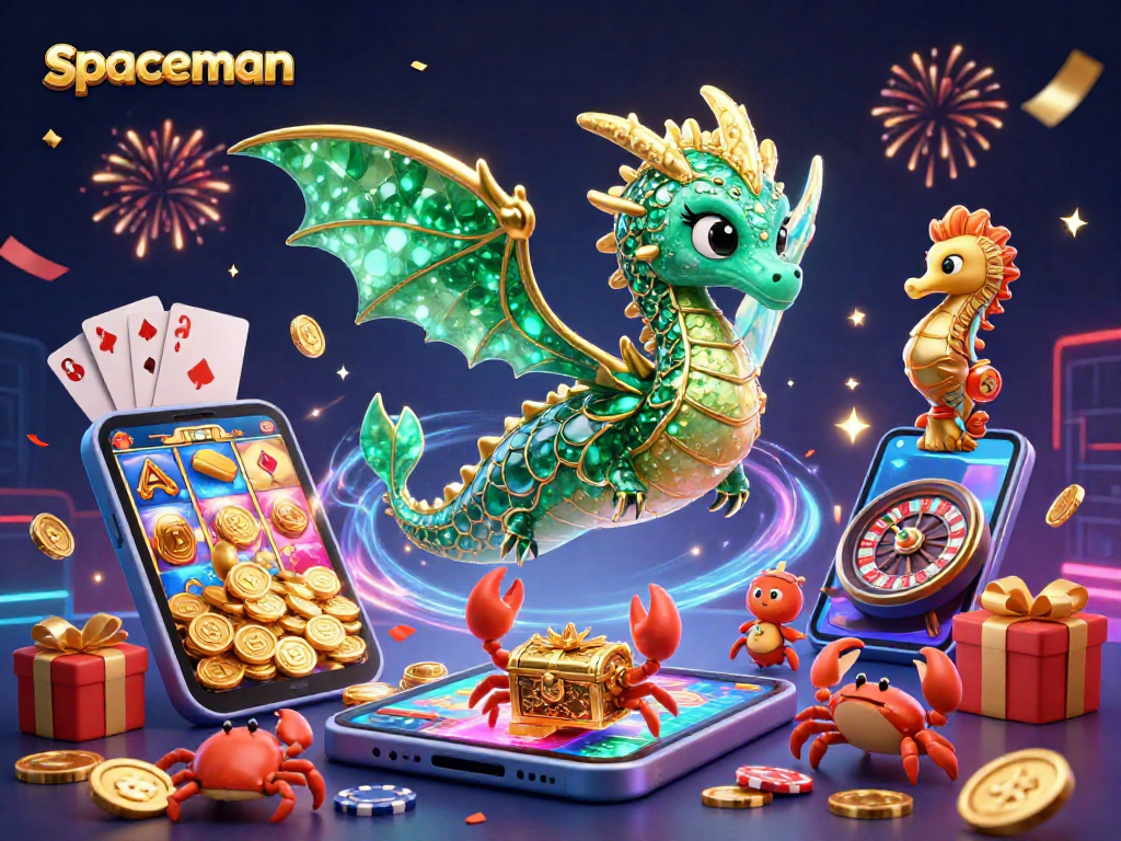 Engage with the spaceman in a vibrant online casino scene rich with slots, rewards, and adventure.
