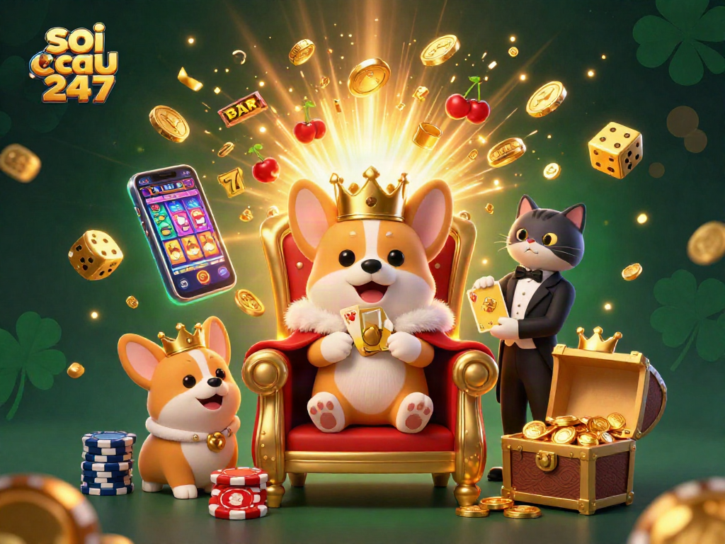 Engage in captivating soi cau 247 experiences with vibrant 3D characters and explosive jackpot elements.