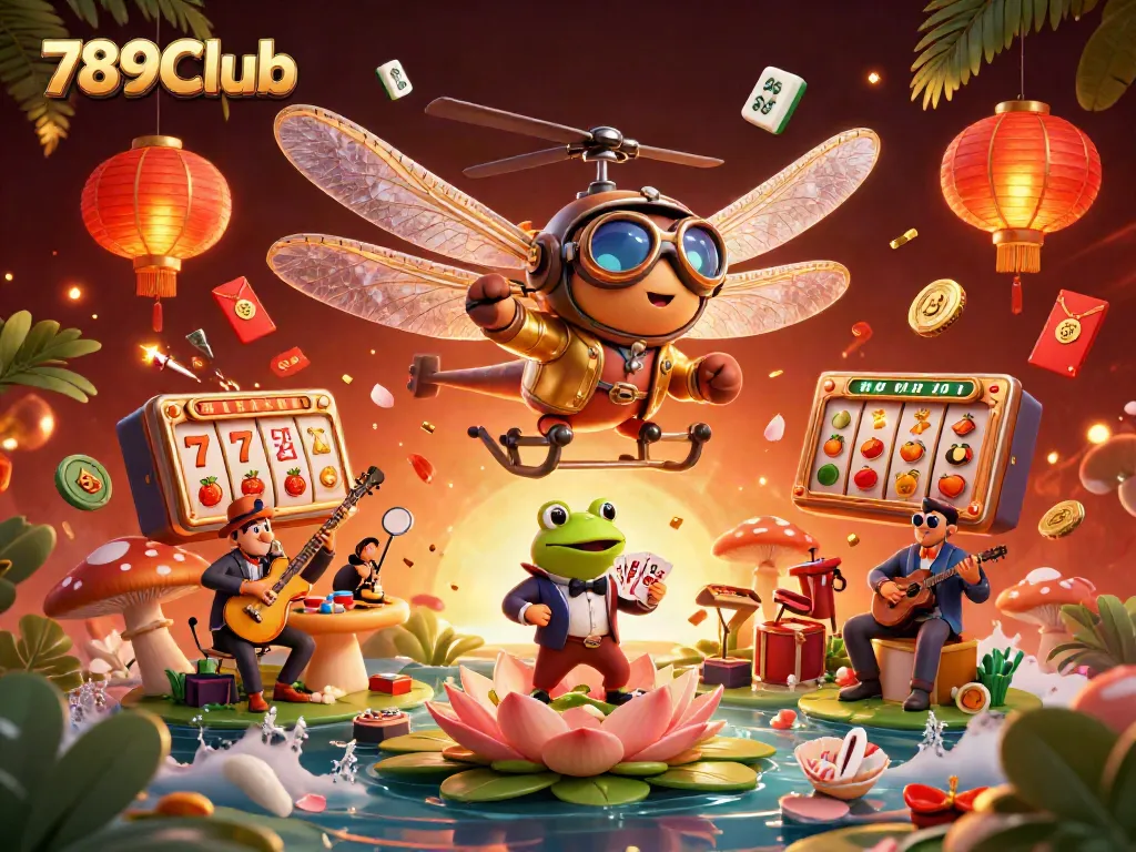 Experience the thrill of 789Club with 3D casino action featuring card games and vibrant scenes.