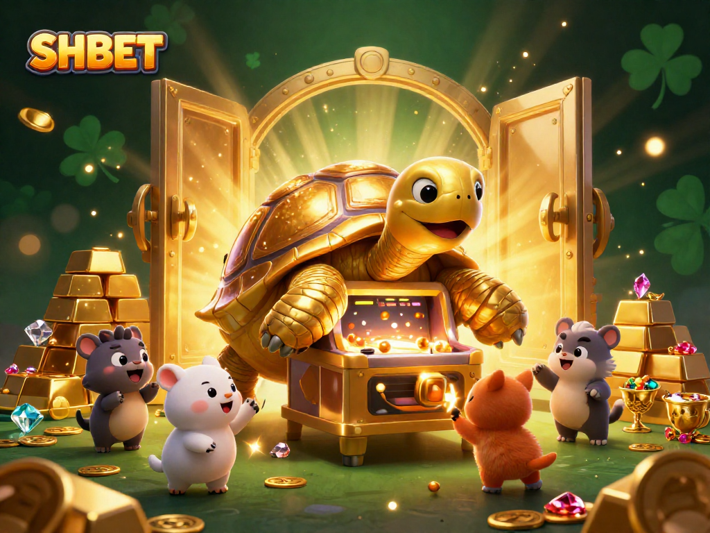 Experience thrilling moments with SHBET's exciting gambling adventures amid treasures and vibrant gaming.