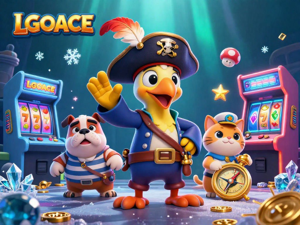 Immerse in the LGOACE world with dynamic pirate-themed casino action and vibrant visuals