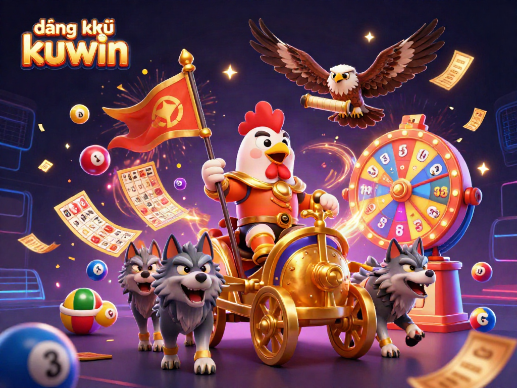Experience excitement with đăng ký kuwin as the rooster warlord leads a vibrant casino scene.