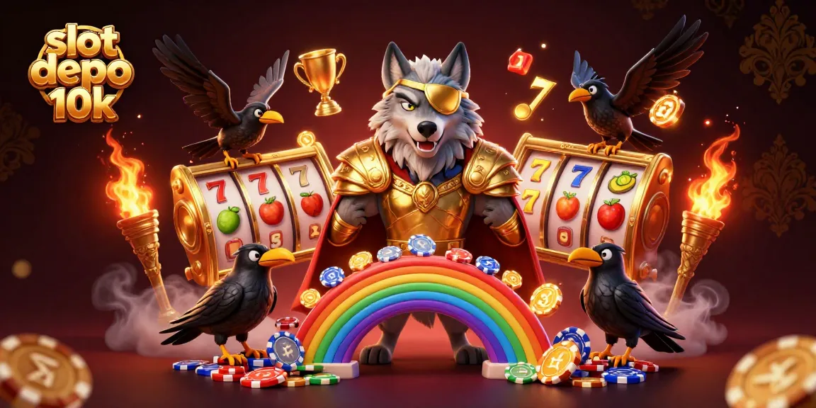 Experience excitement with slot depo 10k as Norse mythology characters embrace thrilling jackpot reels.