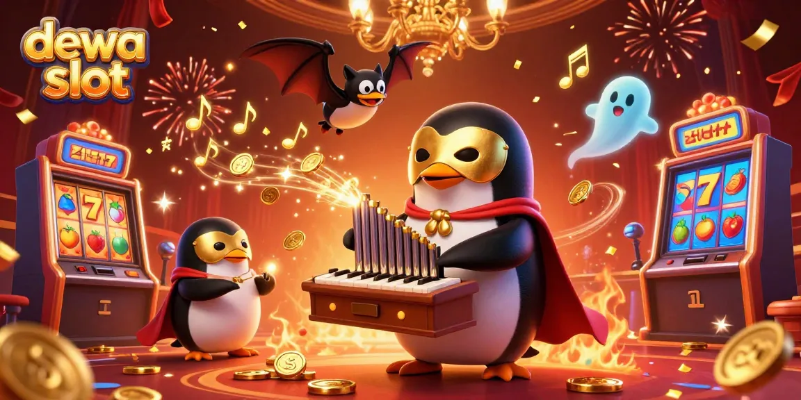 Spin the dewa slot reels with excitement as golden coins flow and wins light up the scene.