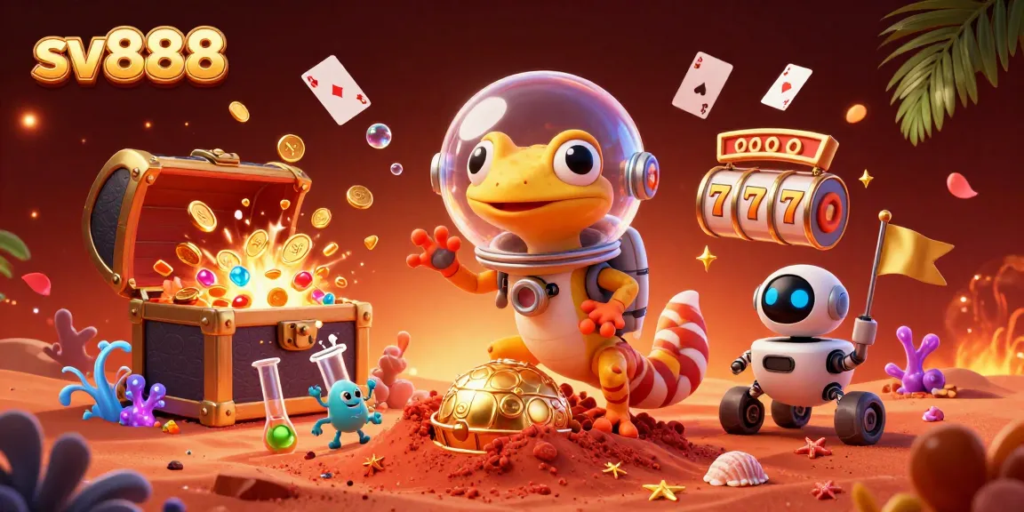 Engage with sv888's vibrant Martian casino adventure featuring treasures and playful aliens.