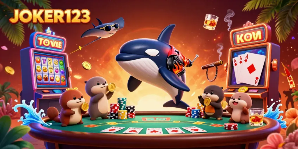 การเล่นเกมสล็อตกับ JOKER123 ที่เต็มไปด้วยตัวละครน่ารักในการแสดงผล 3D