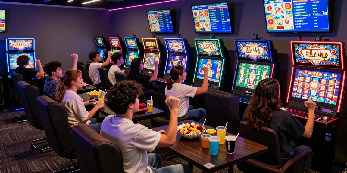 nx303 gaming room filled with players enjoying online slots and RTP updates