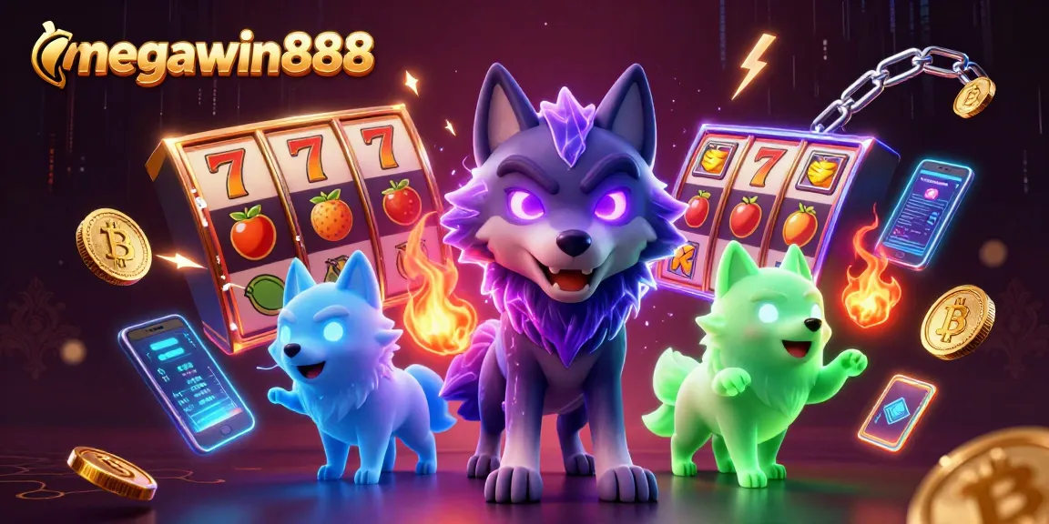 Experience megawin888 with thrilling slot action featuring ghostly wolves and crypto excitement.