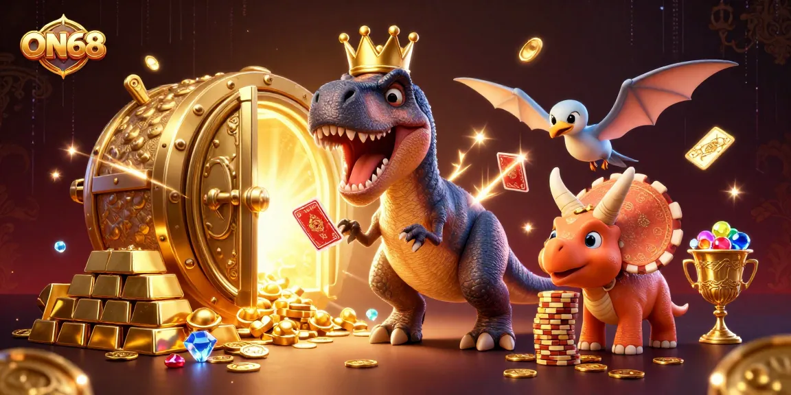 Experience thrilling gameplay at ON68 with vibrant characters and rich casino elements.