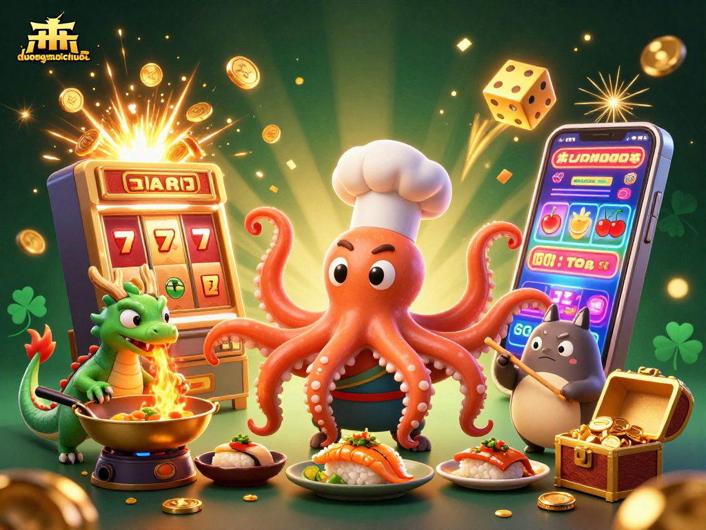 Experience the thrilling fun of duongmatchuoc with vibrant characters and dynamic casino symbols.