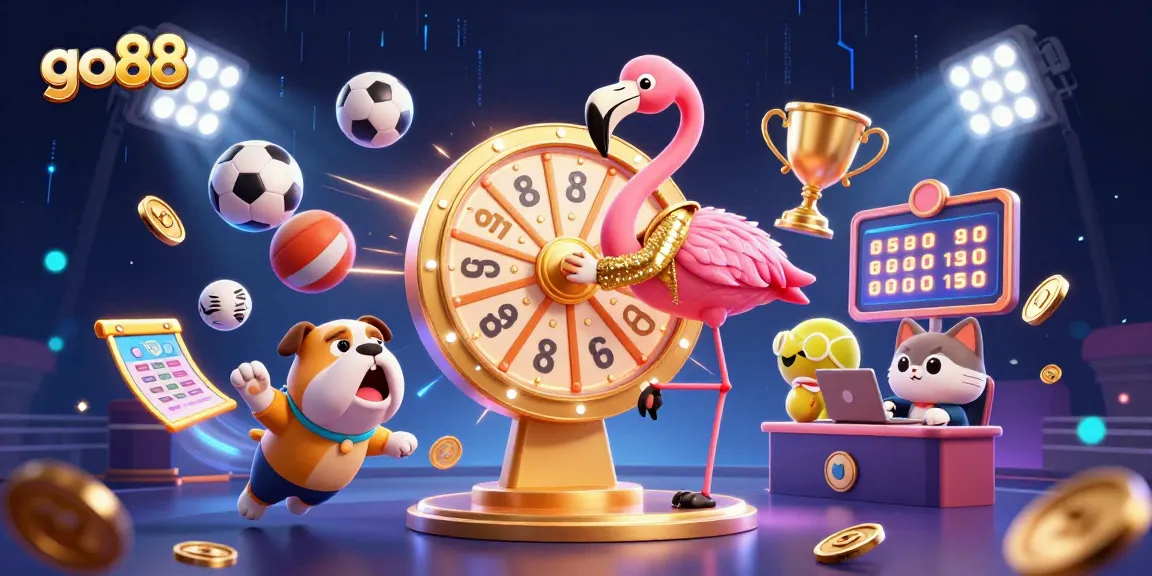Experience thrilling excitement with go88's vibrant tournament scene featuring engaging gaming characters.