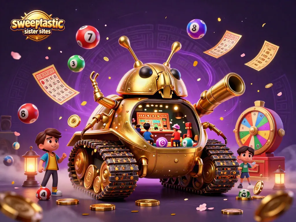 Sweeptastic sister sites: Winning at sweepstakes with engaging casino elements and vibrant gameplay.