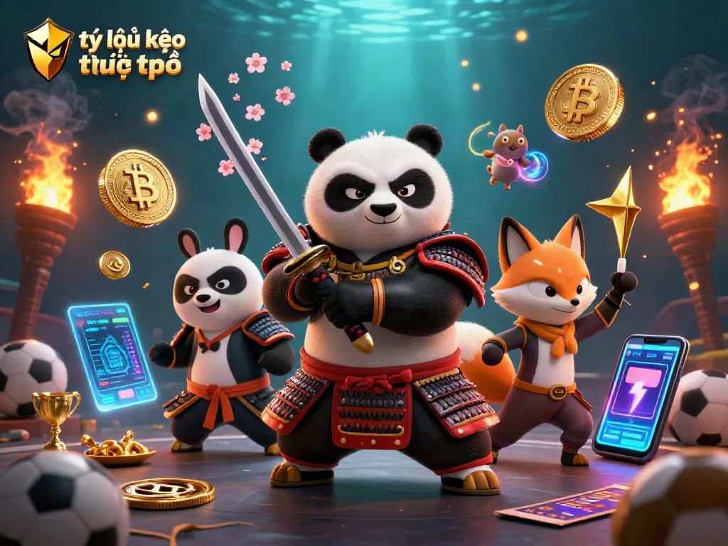 Engage with tỷ lệ kèo trực tuyến as a samurai panda and ninja fox elevate sports betting through dynamic energy.