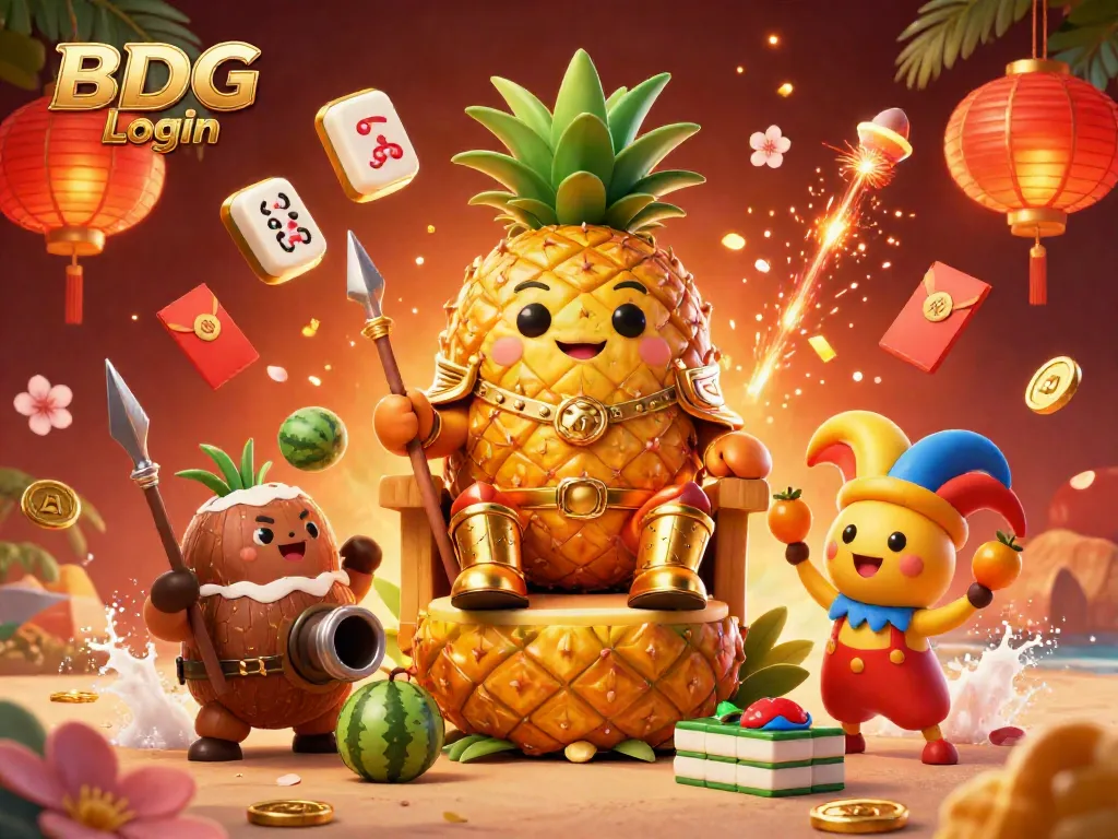 Engage in thrilling gaming with BDG Login featuring a vibrant beach casino scene.