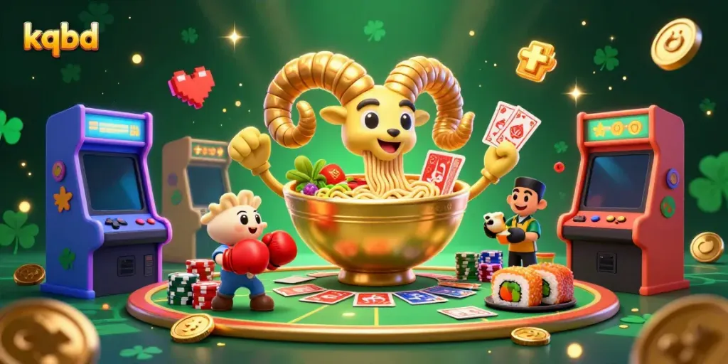 Engage in kqbd sports betting excitement with a colorful 3D illustration showcasing vibrant characters and elements.