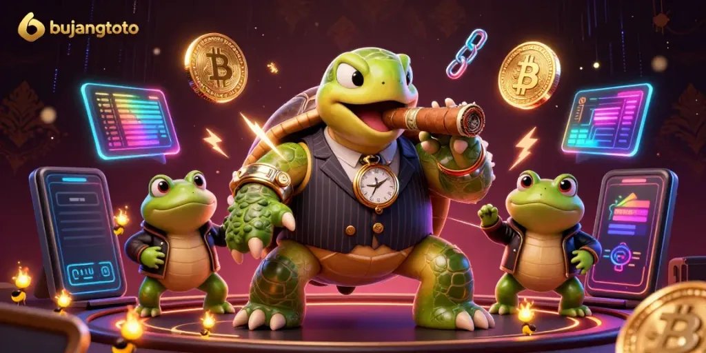 Experience the thrill of bujangtoto with dynamic casino characters and cryptocurrency elements