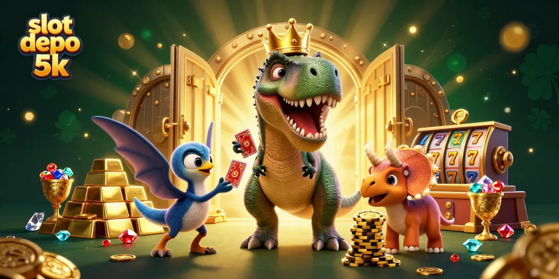 Experience the jackpot excitement in slot depo 5k with thrilling characters and treasures!