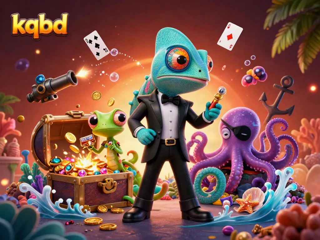 Engage in thrilling kqbd betting action inside an underwater-themed casino environment.