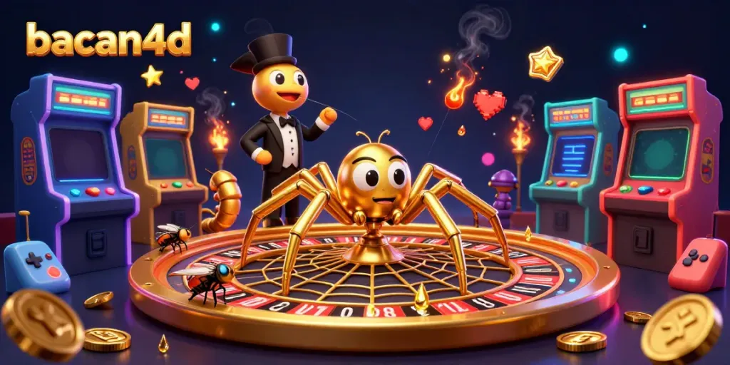 Engage with bacan4d as colorful characters spin golden winnings in a thrilling online casino scene.