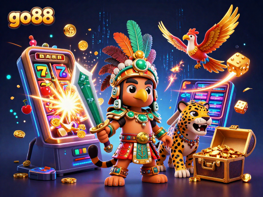 Experience thrilling gameplay at go88 with vibrant 3D visuals and dynamic casino elements.