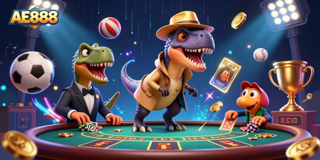 Play exciting games at AE888 with captivating casino experiences and thrilling action