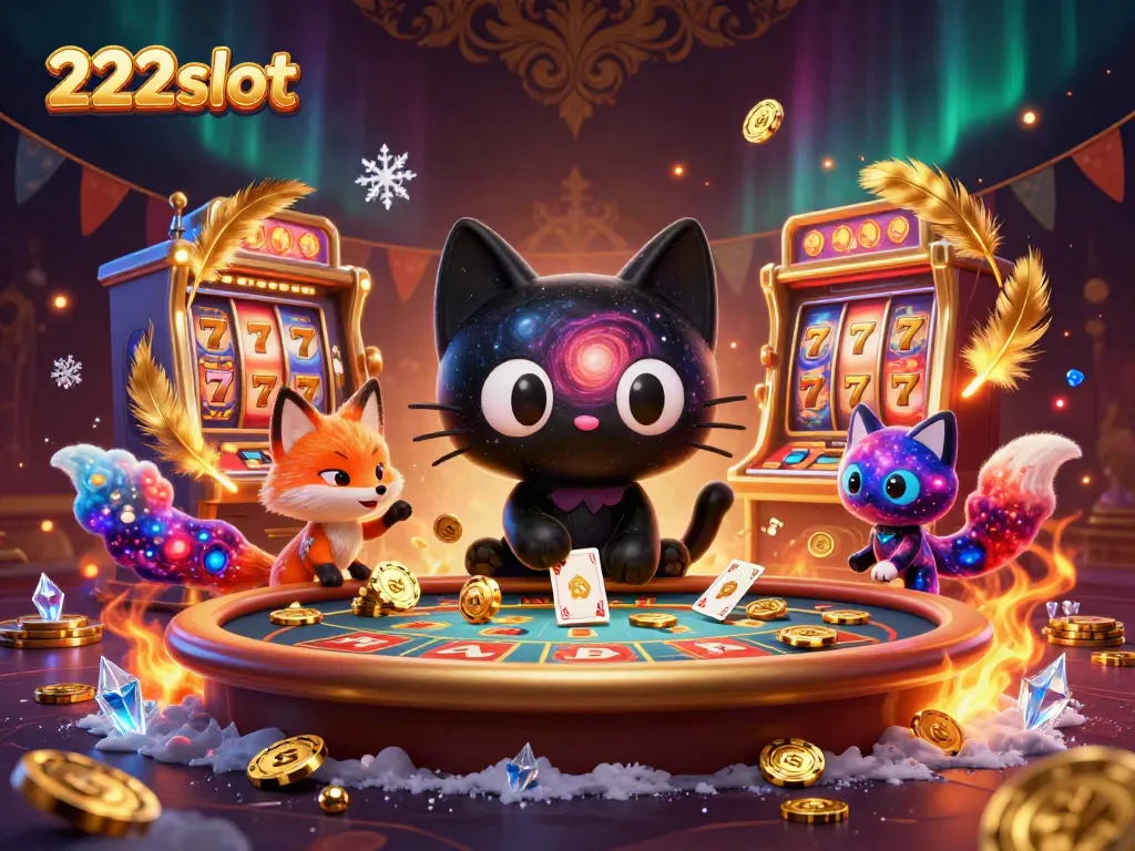 Menangkan permainan slot di 222slot dengan kucing hitam lubang hitam yang memikat dan permainan yang menarik.