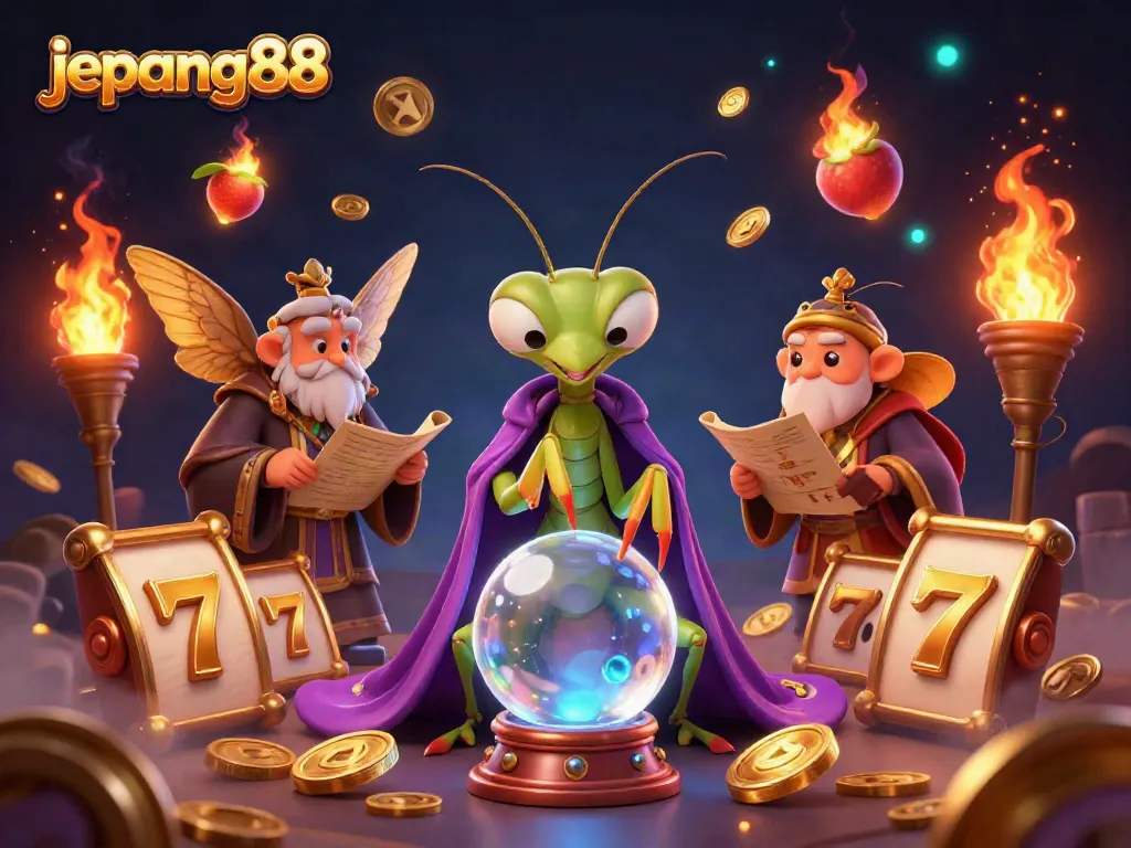 Experience the captivating jepang88 online casino with vibrant slot elements and mystical characters.