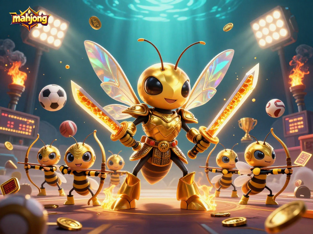 Experience thrilling mahjong excitement with unique characters and vibrant casino elements.