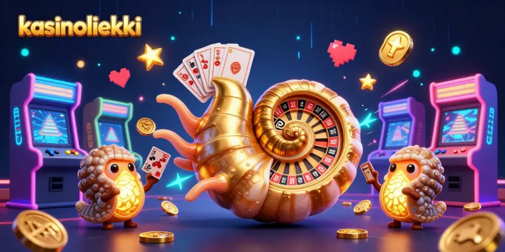 Kasinoliekki esittelee dynaamisen kasinoteeman, jossa muinaiset nautilukset ja neonvalot yhdistyvät.