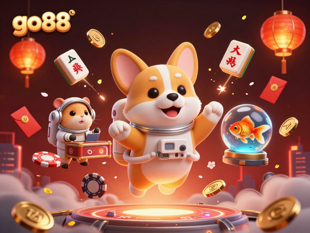 Experience thrilling gaming action at go88 with vibrant visuals and engaging characters in a captivating casino scene.