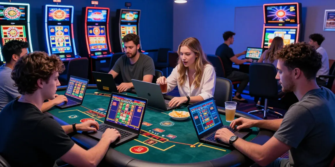 Enjoying games at usa online casinos at https://selfeducatedamerican.com with friends in a vibrant online setup.
