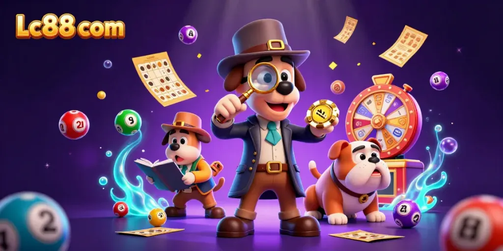 Engage in thrilling games at Lc88 com with lively characters and vibrant gambling elements.