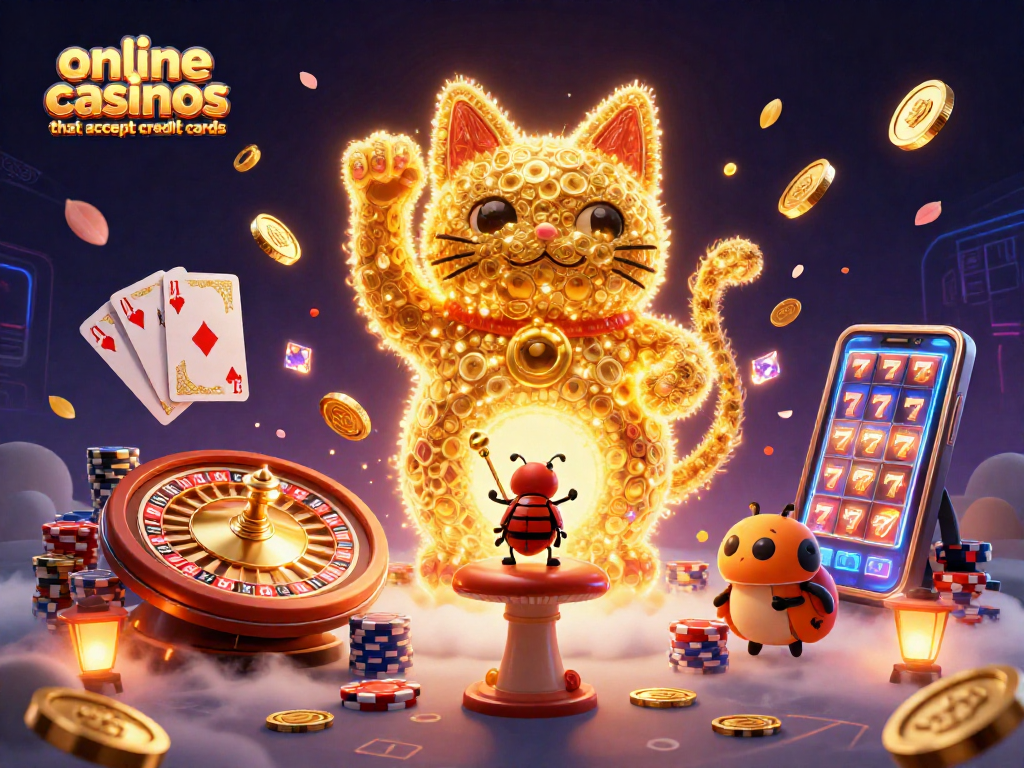 Experience thrilling gameplay at online casinos that accept credit cards with exciting visuals and engaging animations.