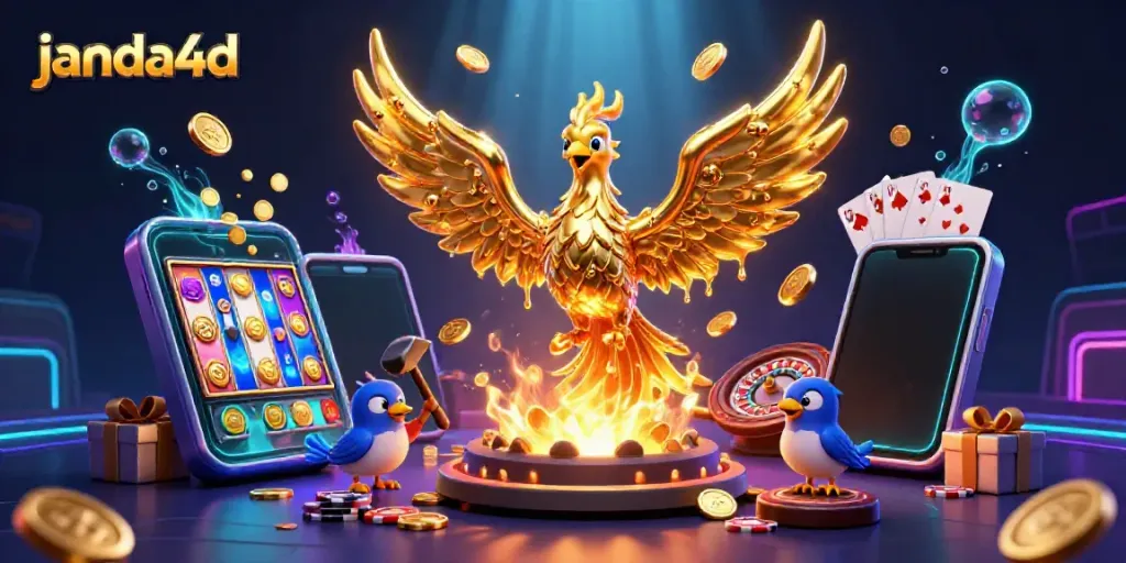 Mainkan permainan slot di janda4d dan nikmati pengalaman kasino yang menyenangkan dengan ilustrasi yang menarik.