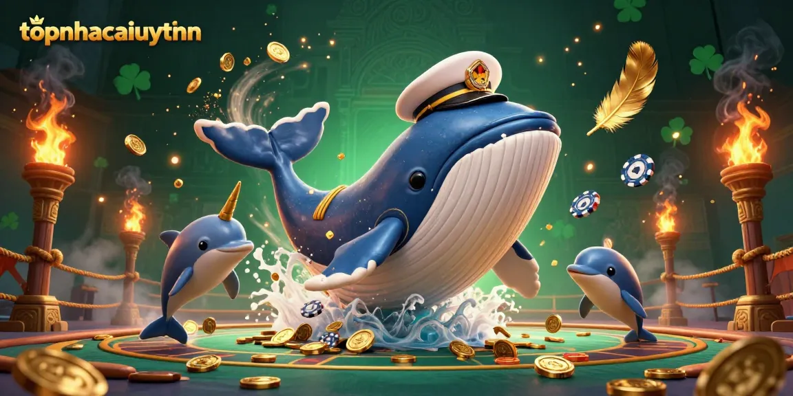 Engage in a thrilling lucky dice experience with topnhacaiuytinn, capturing fun and excitement amidst dazzling casino visuals.
