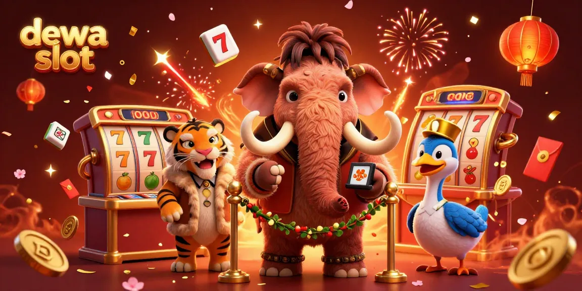 Experience the excitement of dewa slot with a vibrant casino scene filled with engaging characters and dynamic elements.