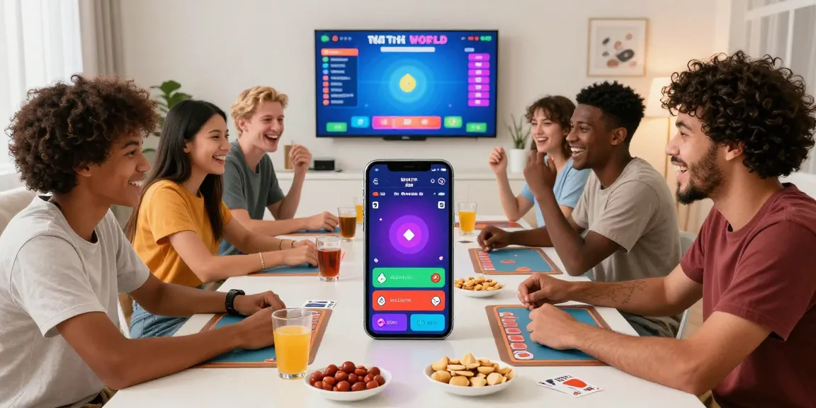 Players enjoying Teen Patti on the 3Patti World app, showcasing camaraderie and excitement in a vibrant home setting.