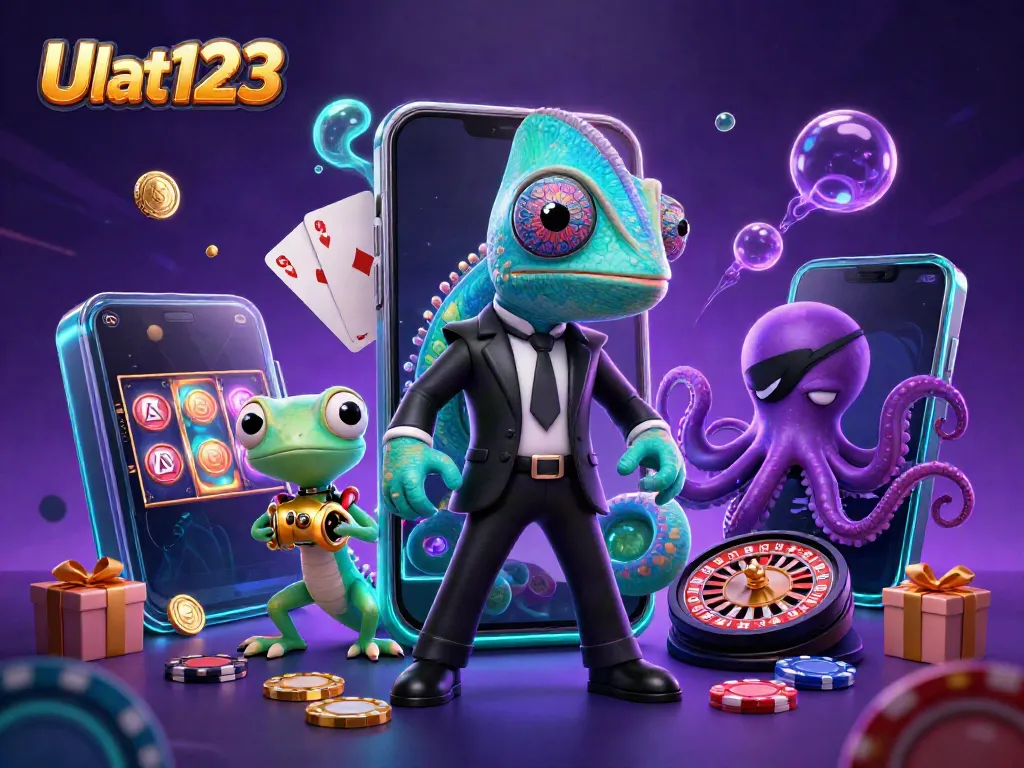 Watch Ulat123's vibrant winning atmosphere with dynamic casino elements and thrilling characters.