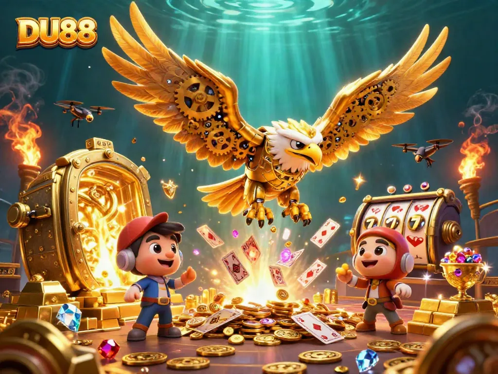Experience thrilling wins with DU88 at a vibrant online casino featuring eagle and slot games